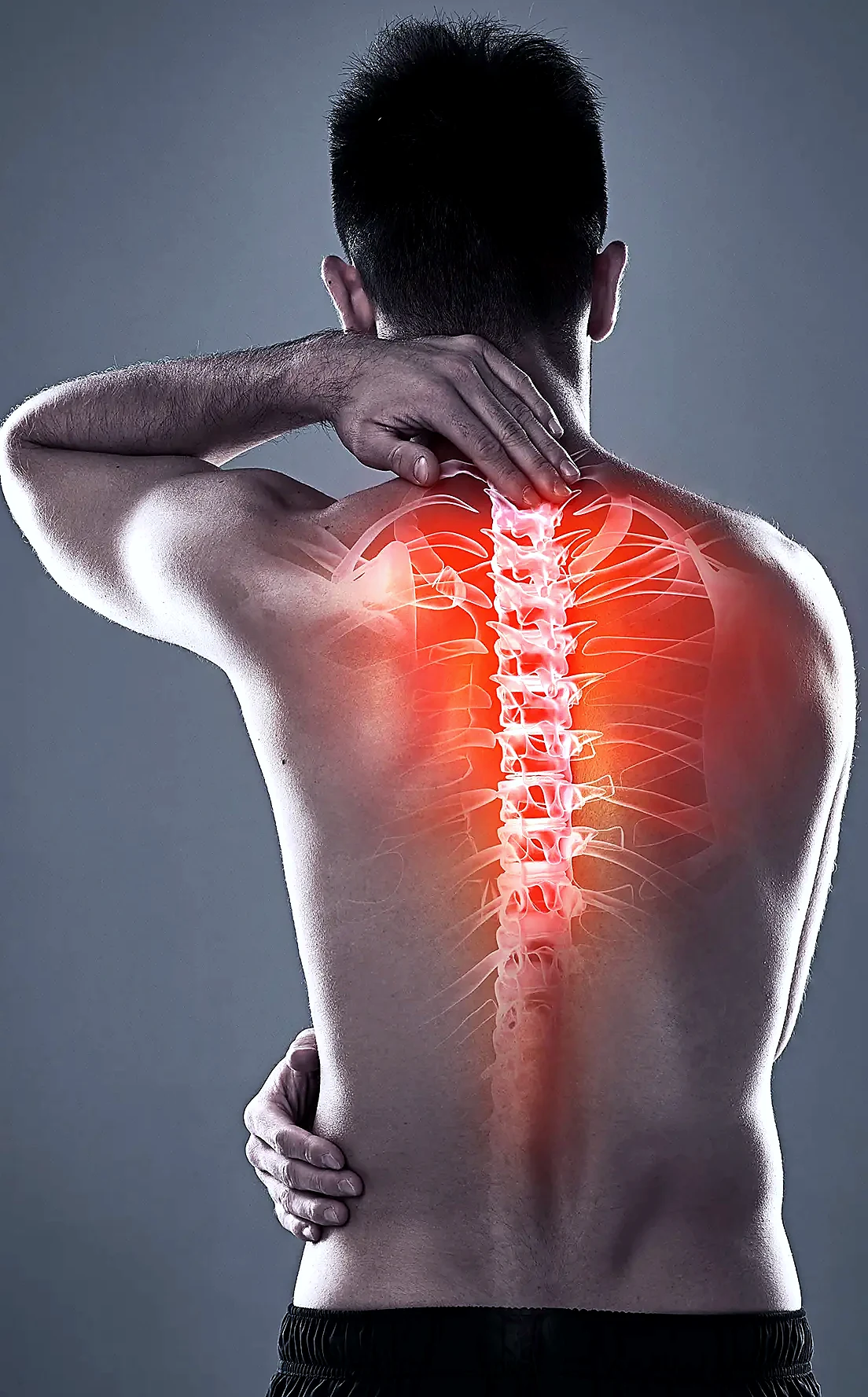 Injury can tear a disc. A tear can leak. We seal it. (Discseel Procedure.)